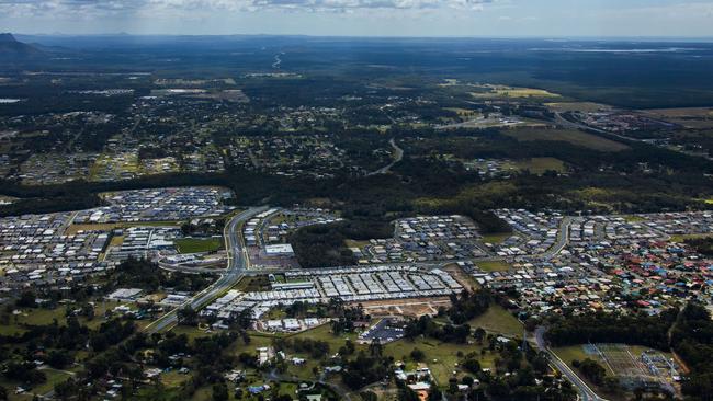 Aerial shot of Caboolture North. Picture: Above Photography