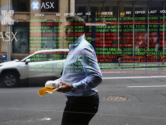 SYDNEY, AUSTRALIA : NewsWire Photos - SEPTEMBER 30 2024 ; A general view of the digital boards at the ASX in Sydney. Picture: NewsWire / Gaye Gerard