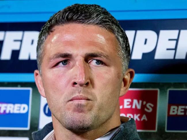 Warrington Wolves coach Sam Burgess.