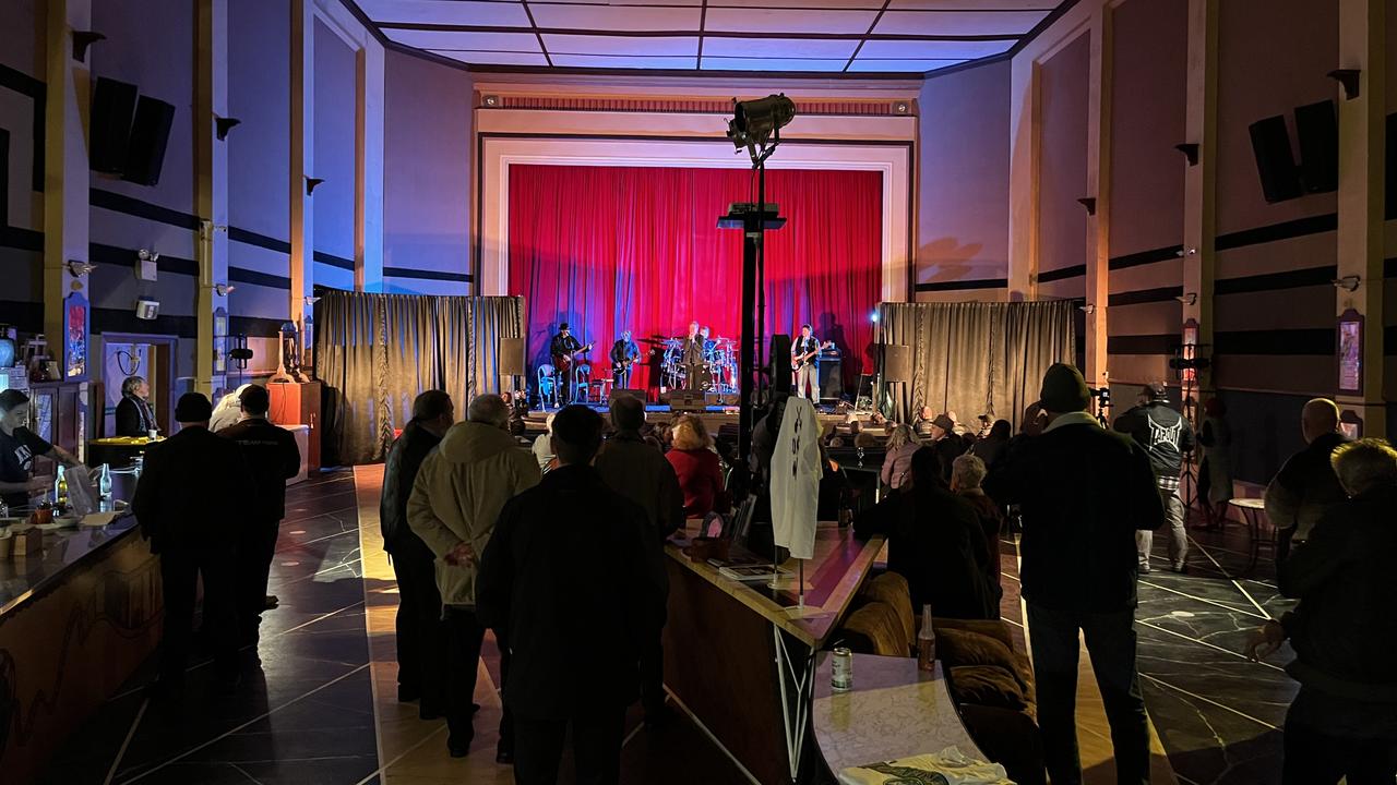 Queenstown's historic Paragon Theatre, first opened in 1933 as one of Australia's earliest 'talkie' theatres, is returning to its former glory under the stewardship of current owners Anthony Coulson and Joy Chappell. Picture: Supplied