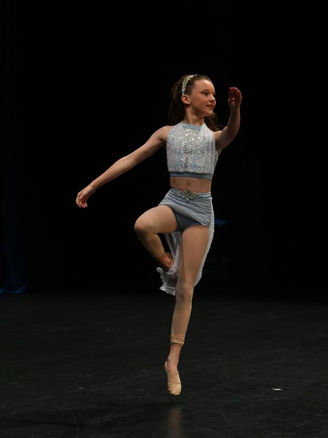 Townsville Eisteddfod. Modern Dance. Age 10. Slow Tempo Solo. Brydee Bawden. Picture: Evan Morgan