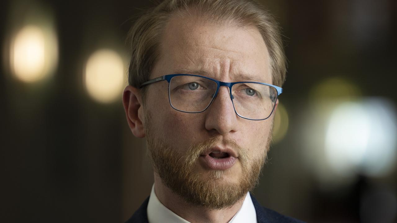 Senator James Paterson said the government should do more to manage the potential national security and foreign interference risks posed by the app. Picture: NewsWire/ Martin Ollman