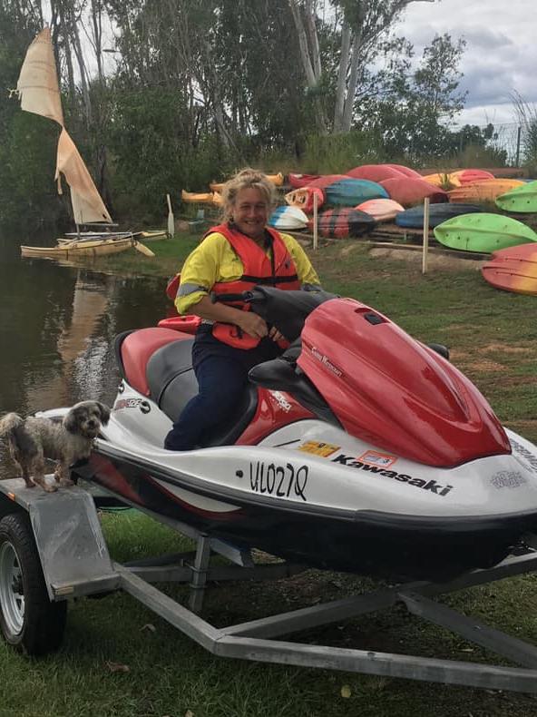 Carolyn Reynolds at Lake Bennett in happier times. Picture: Facebook