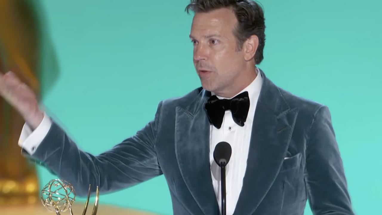 Jason Sudeikis wins the Emmy for Ted Lasso.