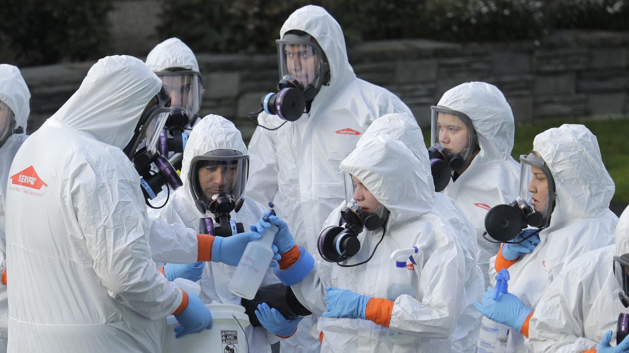 The virus has spread to at least 114 countries. Picture: AP Photo/Ted S. Warren