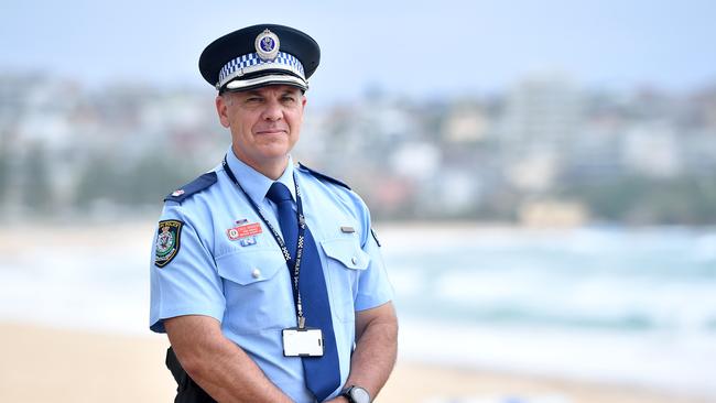 Northern Beaches crime manager Detective Inspector Craig Wonders. Picture: AAP Image/Joel Carrett