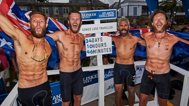 The Australian team from Bondi in the Talisker Whisky Atlantic Challenge.