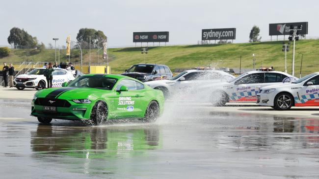 The event will take place on a wet skidpan at Eastern Creek. Picture: Chequered Flag Photography