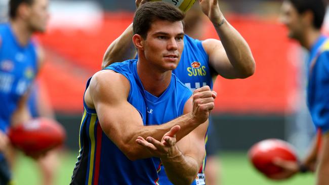 Gold Coast midfielder Jaeger O'Meara has requested a trade. Picture: David Clark