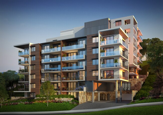 Central Real's 54-apartment development Vue at Kendal St Gosford will go ahead despite JBP Construction going into liquidation. Picture: Supplied