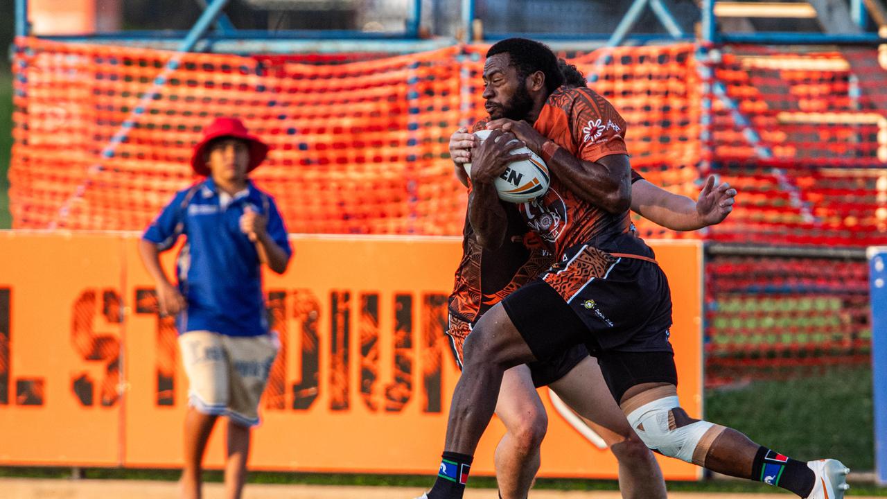 Peni Draunidalo at the 2024 Deadly Cup Carnival between the Indigenous All Stars and Territory All Stars. Picture: Pema Tamang Pakhrin