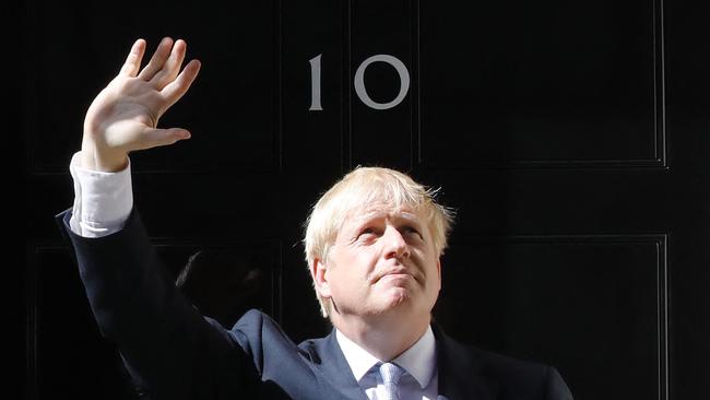 Boris Johnson outside 10 Downing Street. Picture: AFP.