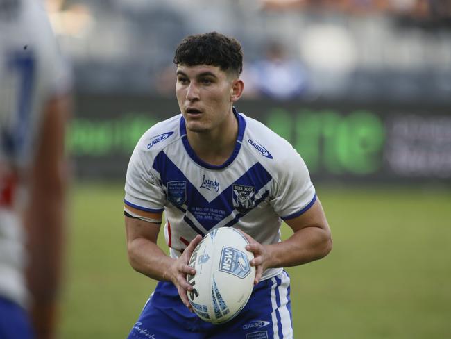 AlexContiPicture: Warren Gannon Photography. NSWRL Junior Reps grand final, SG Ball Cup. St George Dragons vs Canterbury Bulldogs at CommBank Stadium, 27 April 2024.