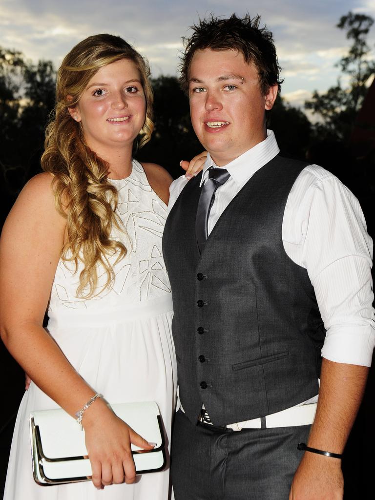 Amy Wilmot and Daniel Ling at the 2013 St Philip’s College formal at the Alice Springs Convention Centre. Picture: NT NEWS