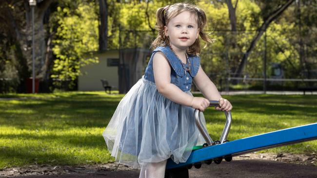 Azalea’s is a finalist in SA’s cutest toddler competition. Picture: Emma Brasier