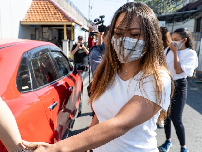 Sarnanitha walked free after 7 months in jail. Picture: Lukman S. Bintoro