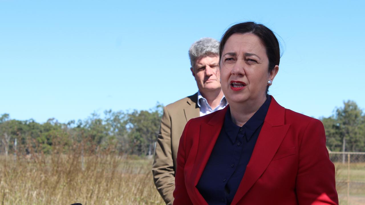 Queensland Premier Annastacia Palaszczuk visited Bundaberg to announce the preferred site for the new Bundaberg Hospital.