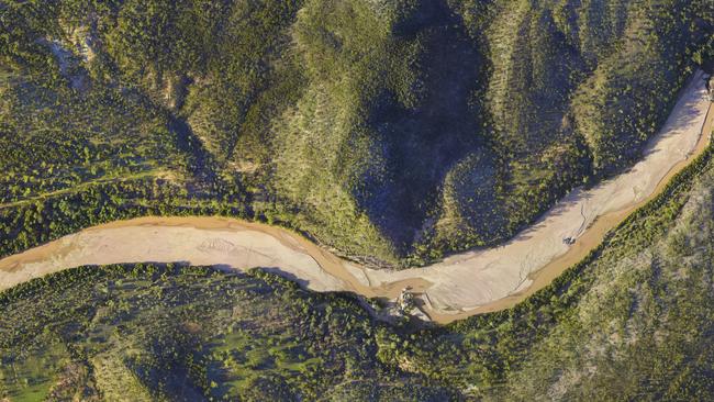 The site of the Hells Gates Dam about 120km northwest of Townsville.