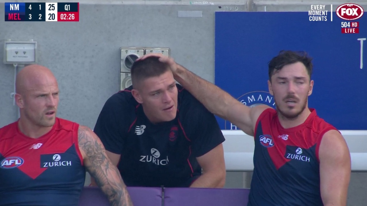 Adam Tomlinson was in tears on the bench.