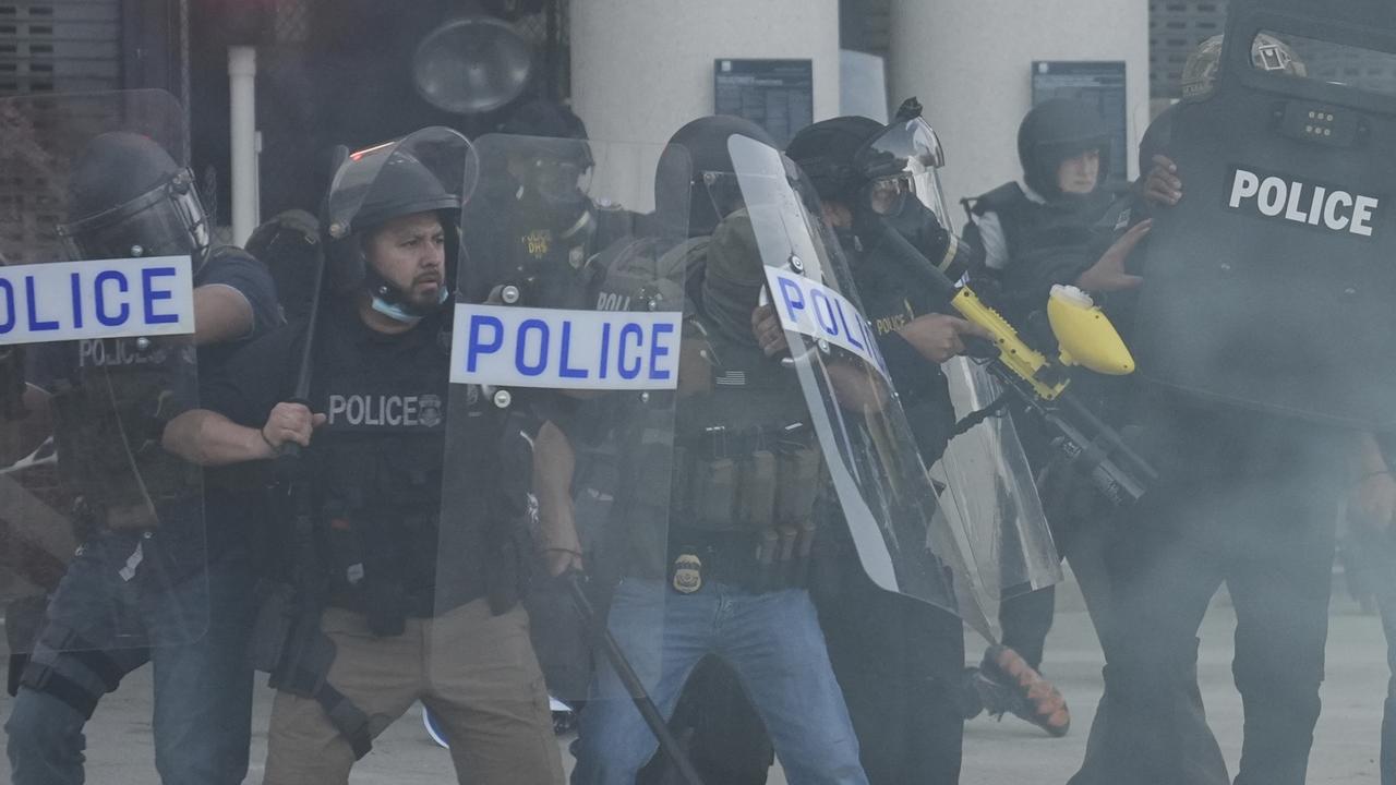 ‘Don’t care who you are’: Flash-bang grenades hurled in LA protests