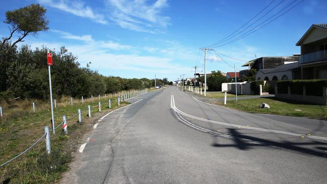 Ungala Rd at Blacksmiths were the woman thwarted a kidnapping attempt in 1979. Picture by Peter Lorimer.