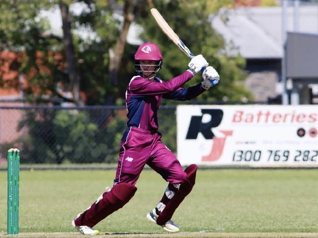 St Patrick's College student Steve Hogan playing for the Queensland under 17s.