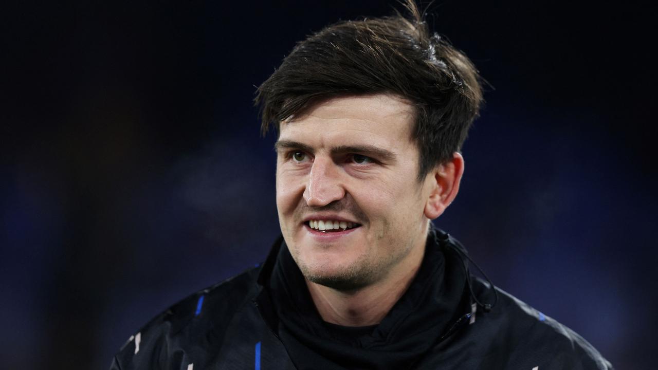 Harry Maguire faces a battle to break into Erik ten Hag’s starting team. (Photo by ADRIAN DENNIS / AFP)