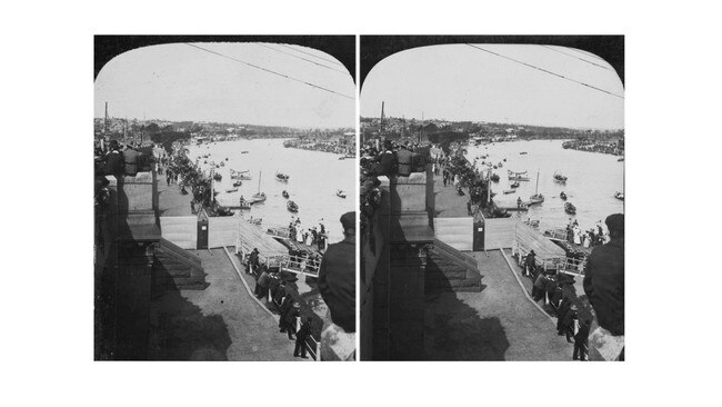 Spectators at a Yarra boat racing event. Picture: State Library of Victoria