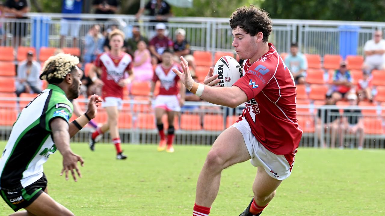 Connell Cup under 17 rugby league grand final between Redcliffe and Blackhawks. Picture, John Gass