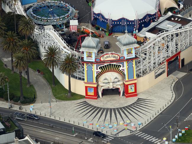 The hotel is located in St Kilda, a short walk from the famous mouth of Luna Park. Picture: Robert Cianflone/Getty Images