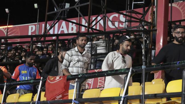 The IPL match was abandoned halfway through. (AP Photo/Ashwini Bhatia)