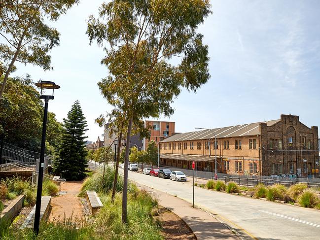 Build to rent site at the heritage-listed clothing store building in the sub-precinct of Redfern-North Eveleigh, NSW. Picture: Supply