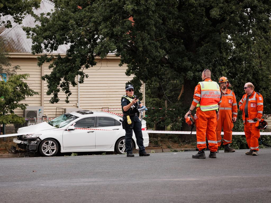 A three-year-old boy was taken to hospital with serious but non-life-threatening injuries. Picture: NewsWire / Nadir Kinani