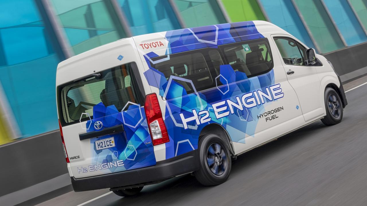 The hydrogen-powered van can only travel 200km between top-ups. Picture: Supplied.