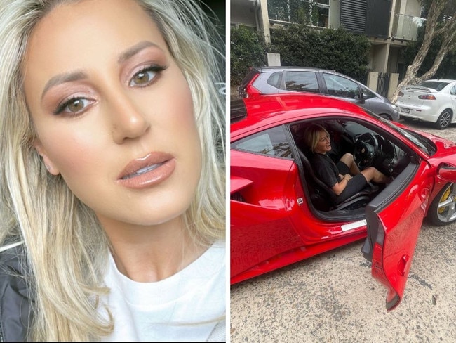 Roxy’s $420k flex after smashing luxury car. Picture: Instagram/Roxy Jacenko