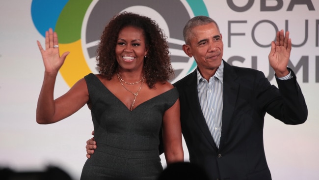 Former U.S. President Barack Obama and his wife Michelle have scaled down their plans to celebrate Barack's 60th birthday. Photo: Scott Olson/Getty Images