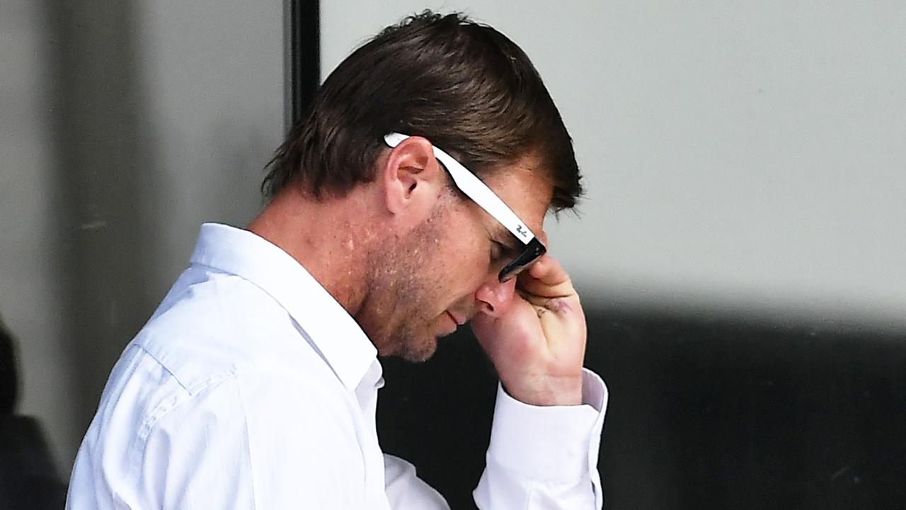 Beau James Crosby leaving Maroochydore Magistrates Court on August 20, 2024. Picture: Patrick Woods