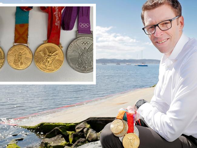 Drew Ginn's four Olympic medals have been stolen.