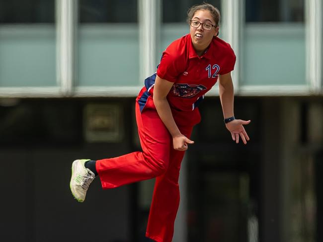 Skilled: Ella Hayward. Pic: Arj Giese, Cricket Victoria.