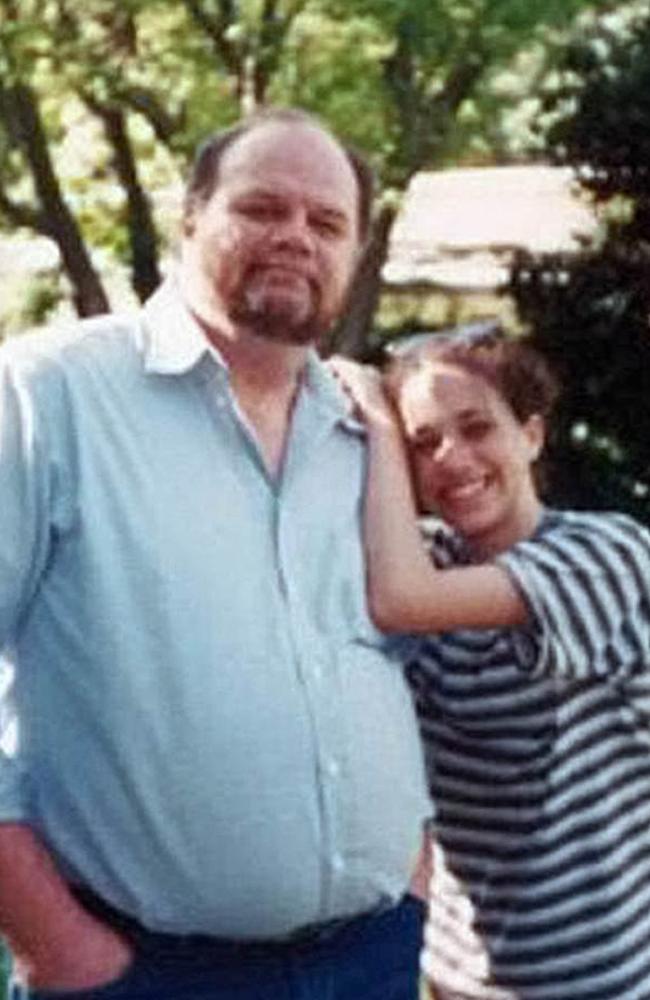 An old photo of Thomas Markle and his daughter, Meghan. Picture: Thomas Markle: My Story