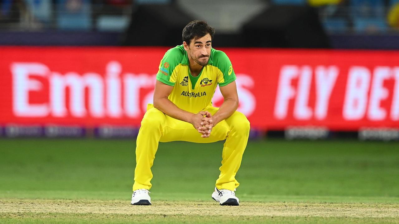 Mitch Starc had Kane Williamson dropped by Josh Hazlewood off his bowling, and then the Kiwi captain took him to the cleaners. Picture: Getty Images