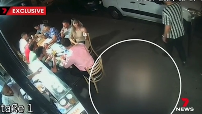 CCTV after brutal alleged Paris rape (7NEWS)