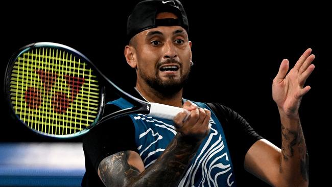 Nick Kyrgios has opened up about his drug and alcohol use. Picture: William West / AFP