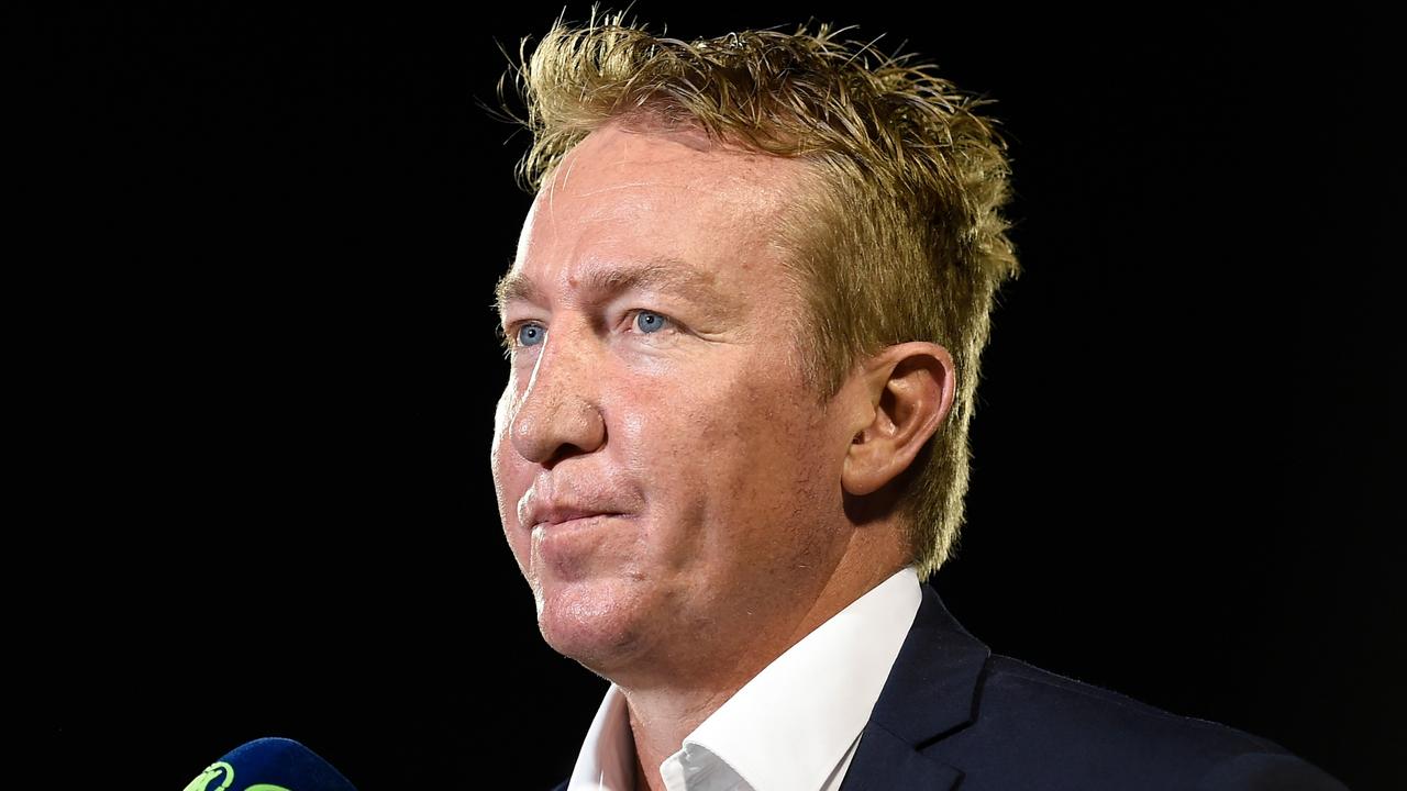 Trent Robinson is a chance to win his second Coach of the Year title after getting the best out of his severely-depleted Roosters squad. Picture: Matt Roberts/Getty Images