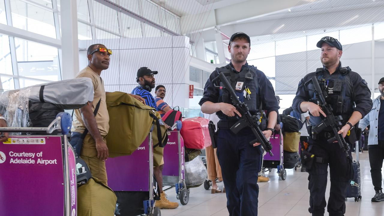 Hundreds of officers will be deployed across nine airports in Australia.Picture: NCA NewsWire / Roy VanDerVegt