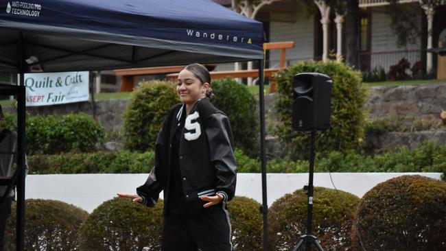 Eighty8 Dance Companyâ€™s crew tearing up the competition at the Unlock the Block event, at Ipswich's Darcy Doyle Place on August 12, 2022. Picture: Peta McEachern