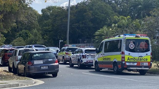 Multiple emergency crews were called to Berserker on Friday (September 8) after three men were allegedly attacked by a man with a machete.