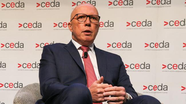 Opposition Leader Peter Dutton has declared that Australia could be a “natural home” for the world’s personal data – if reactors become a reality. Picture: NewsWire / Gaye Gerard