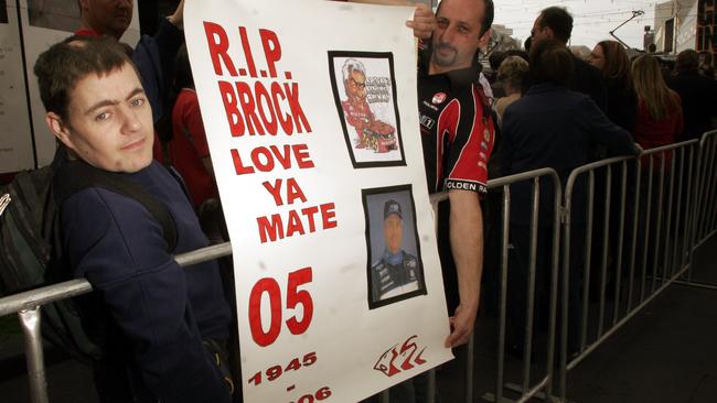 Millions mourned Brock in the wake of his shock death.