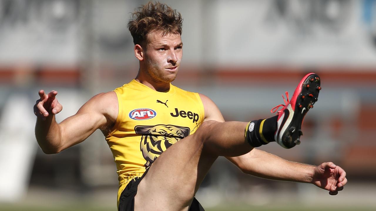 Jake Aarts was the heartbreak story of Richmond’s finals campaign last year. Picture: AFL Photos/Getty Images